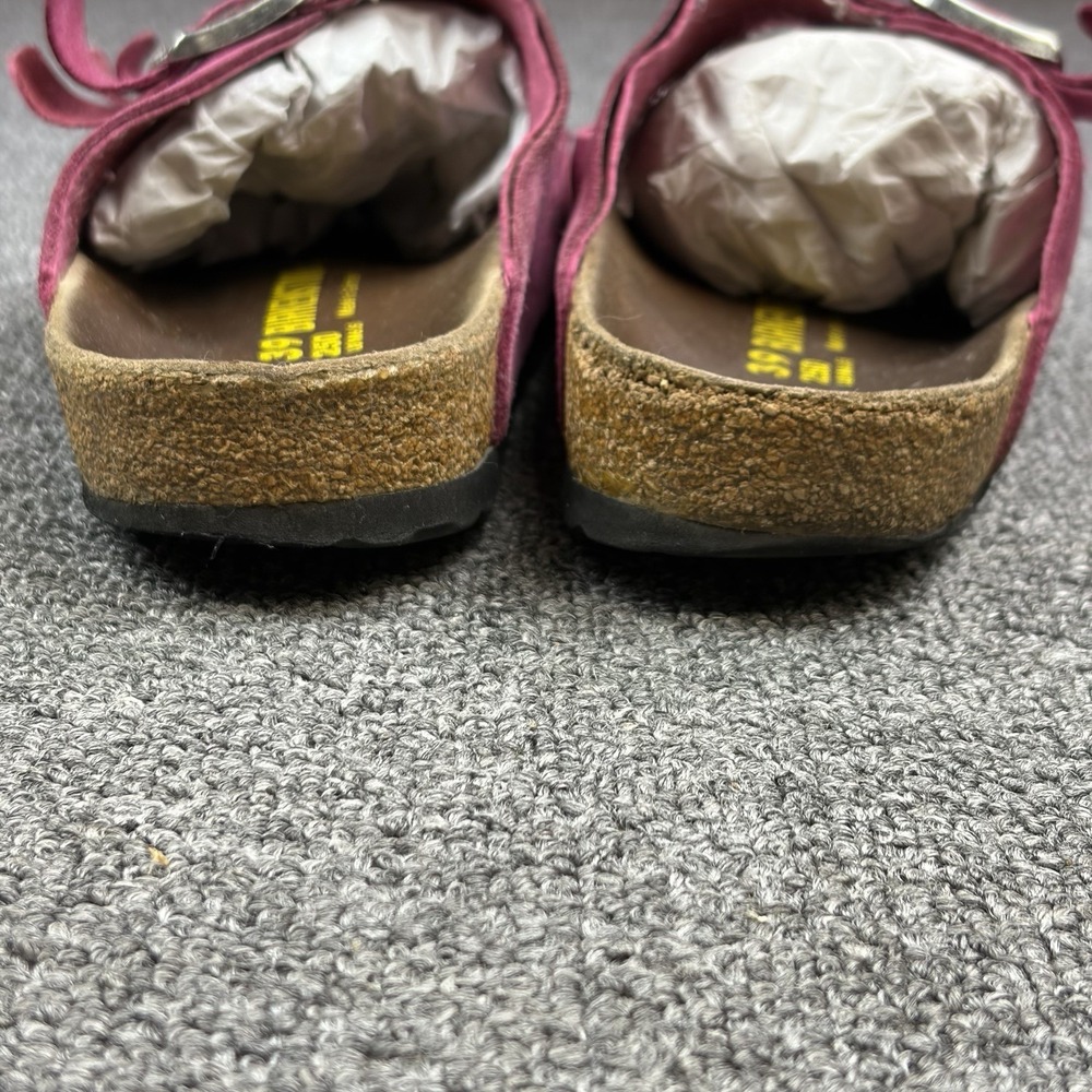 Birkenstock Arizona Festival Fuchsia Pink Suede Leather Sandals EU 39 US 8/8.5‎ - Picture 5 of 10